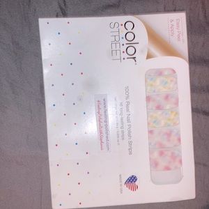 Color street long lasting nail color strips in tie dye color